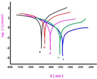 Potentiodynamic polarization curves 